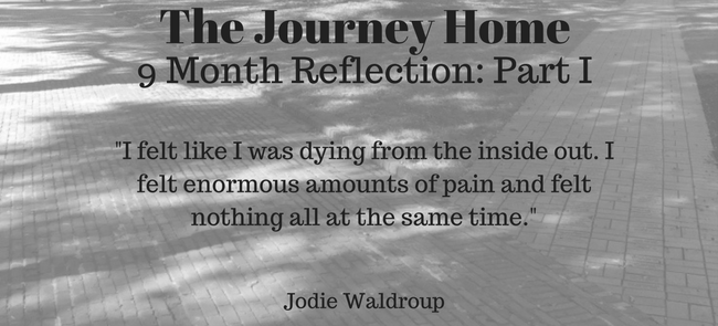 The Journey Home: 9 Month Reflection Part 1