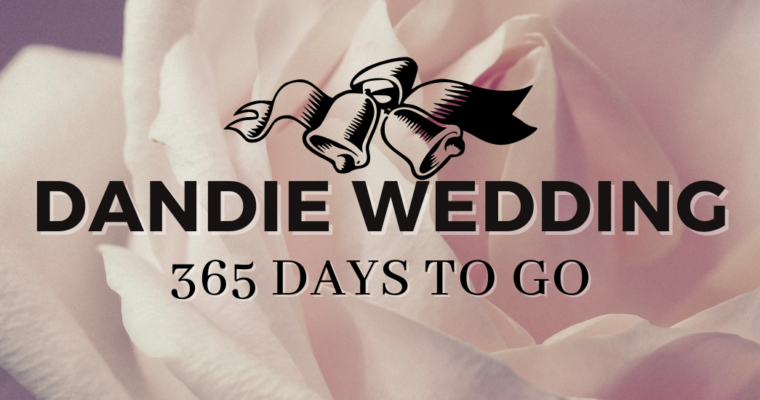 Dandie Wedding: 365 Days to Go!