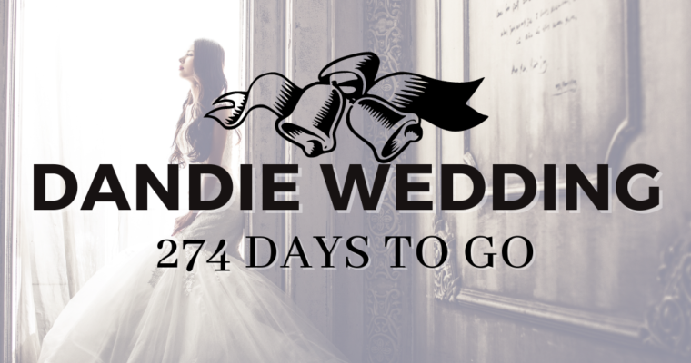 Dandie Wedding: 274 Days to go!