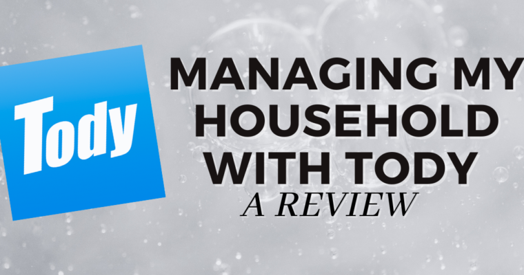 Managing my household with Tody: A Review